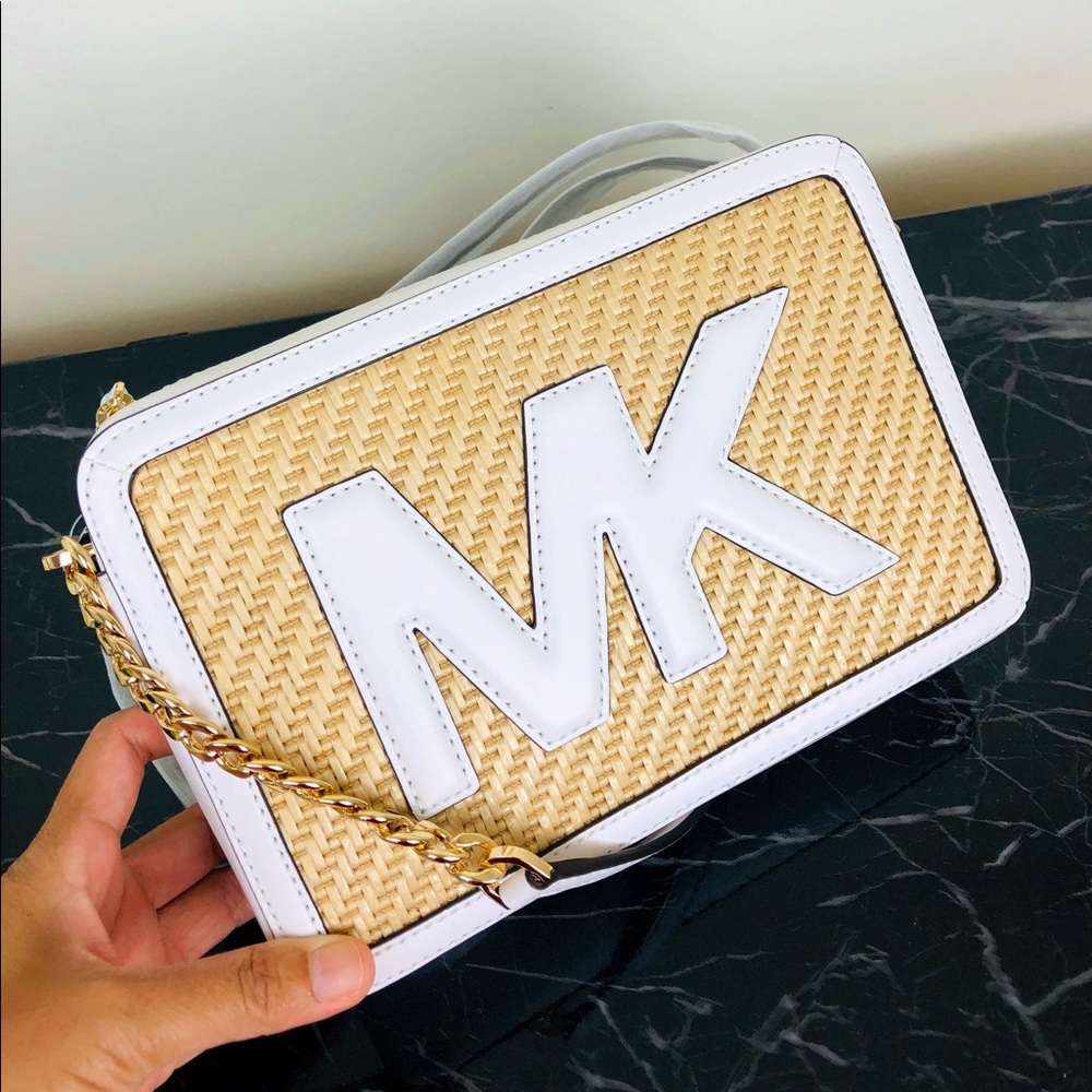 🌹Michael Kors Straw Python Capsule Crossbody🌹